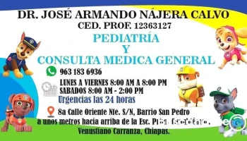 Consultorio Médico Dr. Nájera - Avenida Oriente Norte Entre Segunda