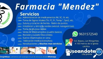 Consultorio Médico y Farmacia Méndez - 30185 Las Margaritas