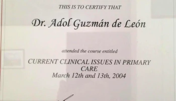 Doctor Adol Guzmán de León, Médico General. - Frente A La Tienda Bbb