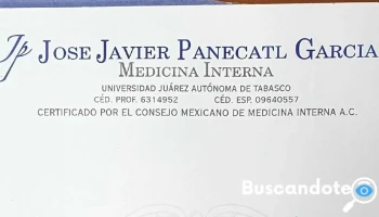 Dr. Javier Panecatl, Medicina Interna - Vicente Guerrero