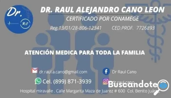 Dr Raúl Alejandro Cano - Lic Benito Juárez