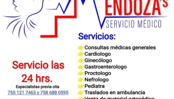 Servicio Médico Mendoza's - Benito Juárez Nte. 101