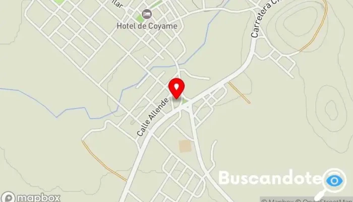 mapa de centro de salud coyame Centro de salud comunitario en Santiago de Coyame