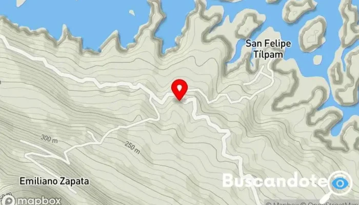 mapa de Centro de salud Centro de salud comunitario en San Felipe Tílpam