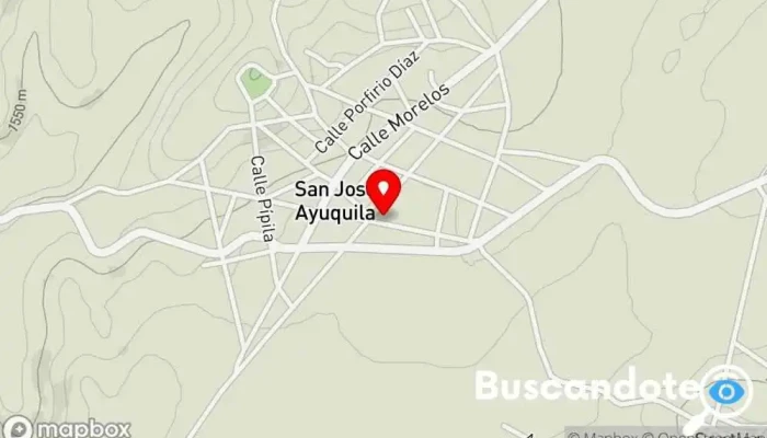 mapa de Centro de salud Organización sin ánimo de lucro en San José Ayuquila
