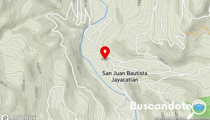 mapa de Centro de salud Centro de salud comunitario en San Juan Bautista Jayacatlán