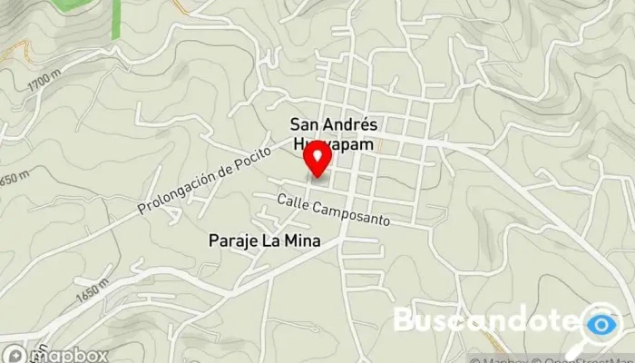 mapa de Centro De Salud San Andrés Huayápam Hospital en San Andrés Huayápam