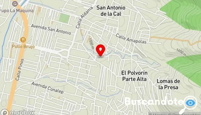 mapa de Centro De Salud San Antonio De La Cal Centro de salud comunitario en San Antonio de la Cal