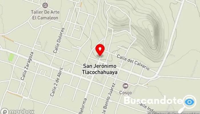 mapa de Centro de Salud. Tlacochahuaya Centro de salud comunitario en San Jerónimo Tlacochahuaya