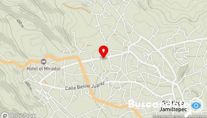 mapa de CENTRO MÉDICO JAMILTEPEC - San Miguel Arcángel Centro médico, Clínica ambulatoria, Oficina médica en Santiago Jamiltepec
