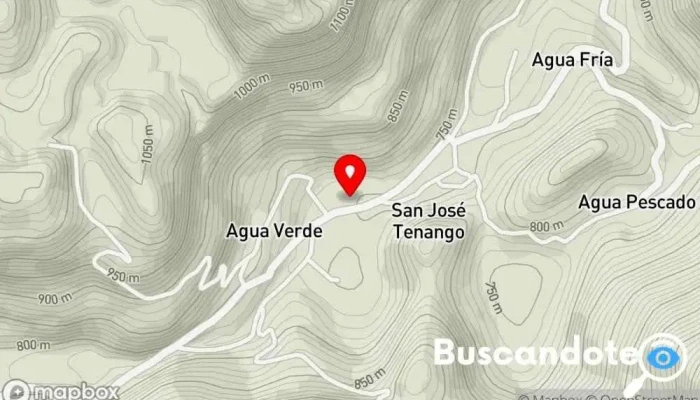 mapa de Centro Médico Centro de salud comunitario en San José Tenango