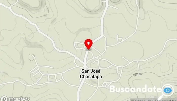 mapa de Centro Médico San Diego  en San José Chacalapa