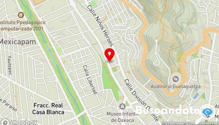mapa de Clínica Ayala Clínica ambulatoria en Oaxaca de Juárez