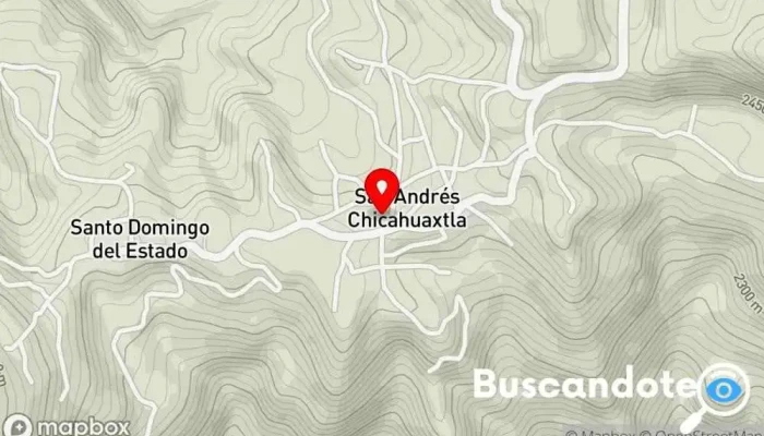 mapa de Clinica Centro De Salud Médico en San Andrés Chicahuaxtla