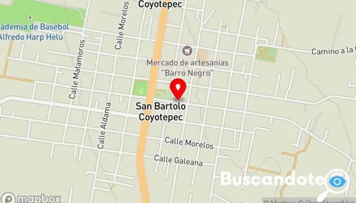 mapa de Clínica de Especialidades Odontológicas de San Bartolo Coyotepec, Oaxaca Clínica ambulatoria en San Bartolo Coyotepec
