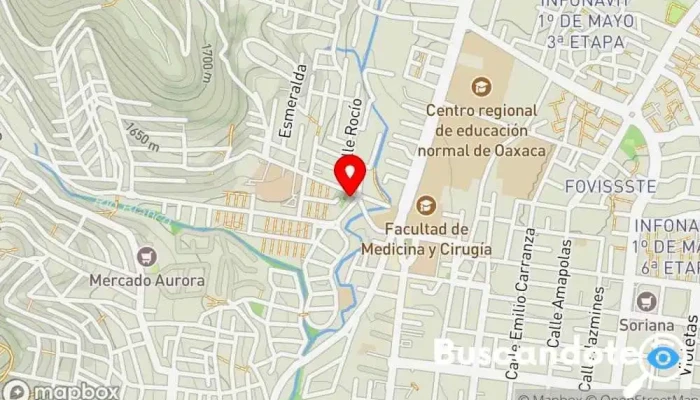 mapa de Clínica Oaxaca Médico en Oaxaca de Juárez