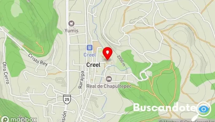 mapa de Complejo Asistencial Clínica Santa Teresita A.C. Hospital, Pediatra en Creel