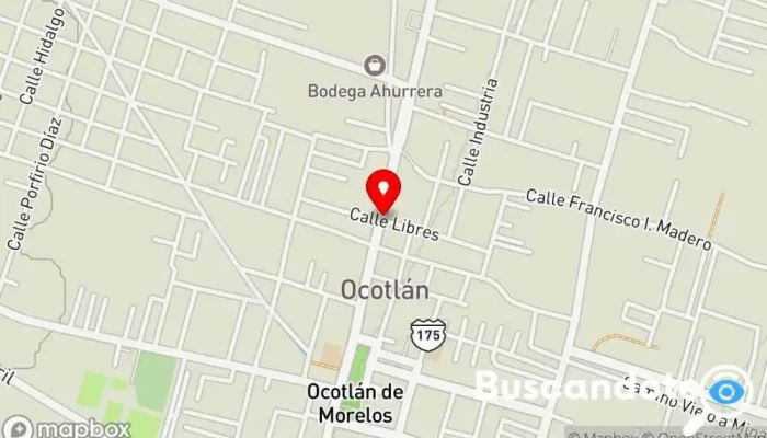 mapa de Consultorio Médico Médico en Ocotlán de Morelos