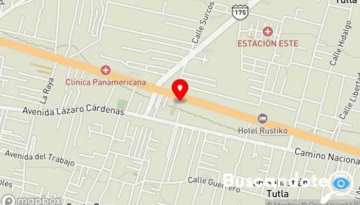 mapa de Consultorio Médico Médico de familia en San Francisco Tutla