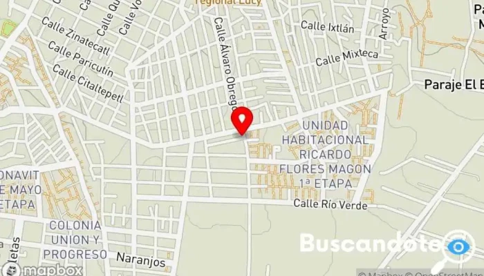 mapa de Consultorio Médico y Quirúrgico Médico de familia en Oaxaca de Juárez