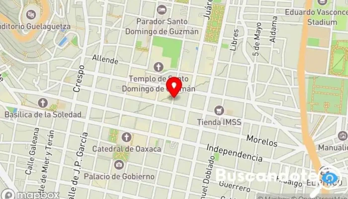 mapa de Consultorios de Medicina Especializada del Sector Privado Médico en Oaxaca de Juárez