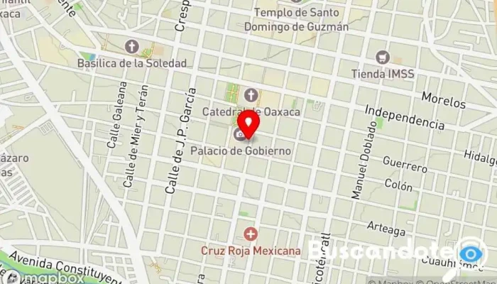 mapa de Consultorios de Medicina Especializada del Sector Privado Médico en Oaxaca de Juárez