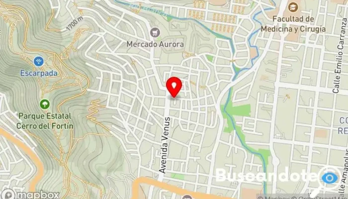 mapa de Consultorios médicos El niño doctor Cirujano, Médico de urgencias, Médico de familia, Pediatra en Oaxaca de Juárez