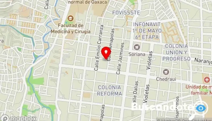 mapa de Dr Ariel Pablo Ginecólogo Médico, Ginecólogo, Comadrona en Oaxaca de Juárez