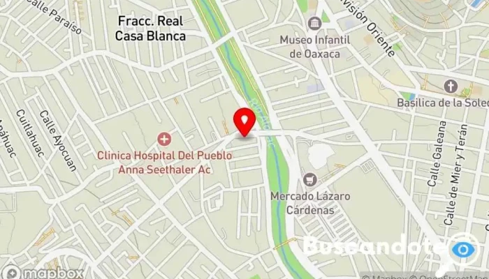 mapa de Dr. Julio César Santaella Médico en Oaxaca de Juárez