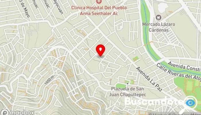 mapa de Dr. Vicente Gonzalez Paredes Médico en Oaxaca de Juárez