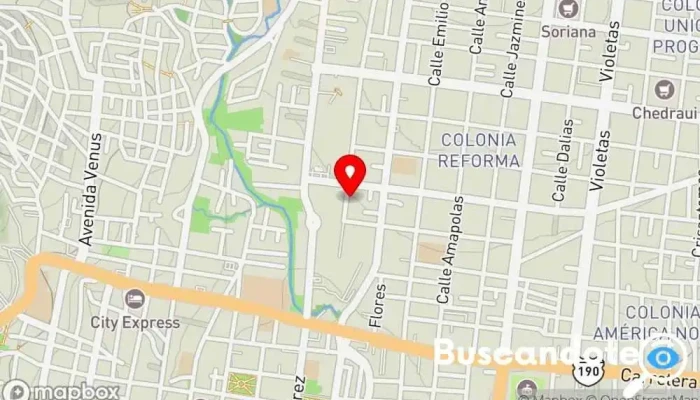 mapa de Dra. Daniela Paz Especialista en fertilidad en Oaxaca de Juárez