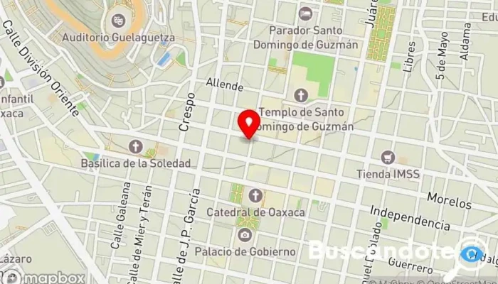 mapa de Dra. Lilibeth Santiago Médico en Oaxaca de Juárez