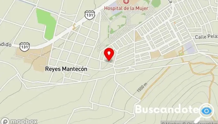 mapa de Farmacia y Consultorio Casa Médica Farmacia, Médico en Reyes Mantecón