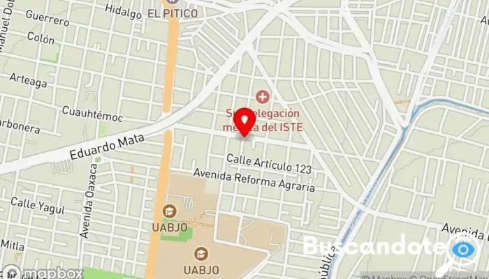 mapa de Farmacias Similares Los Conos Médico de familia en Oaxaca de Juárez