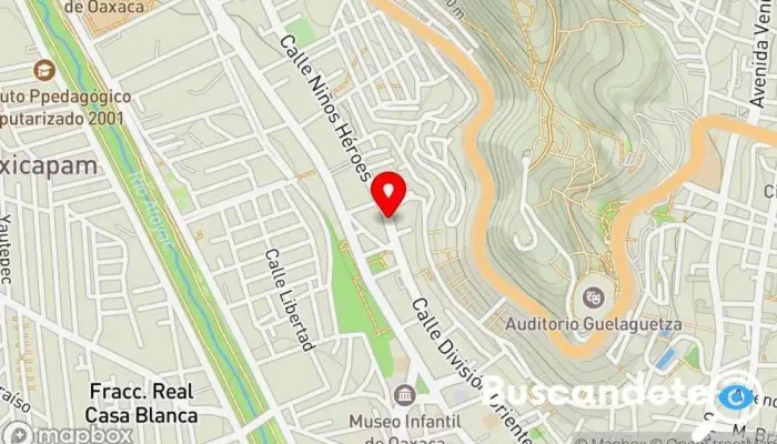 mapa de Ginecóloga Dra. Inés Gómez Ginecólogo en Oaxaca de Juárez