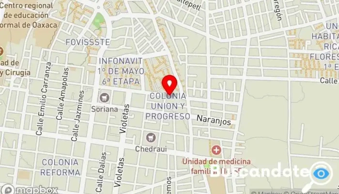 mapa de Grupo médico Torres Médico en Oaxaca de Juárez