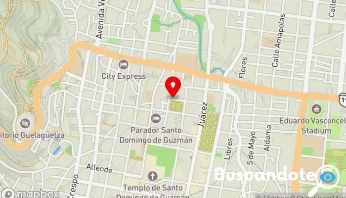 mapa de IMSS Hospital en Oaxaca de Juárez