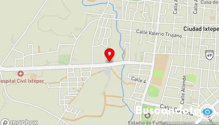 mapa de Medica Sandoval Clínica ginecológica en Cdad. Ixtepec