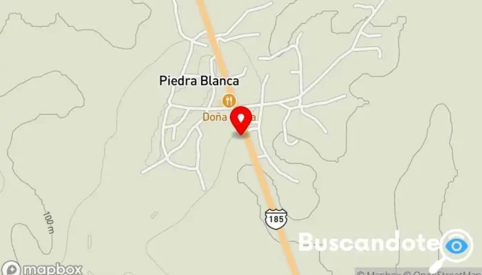 mapa de Piedra Blanca Clínica ambulatoria en San Juan Guichicovi
