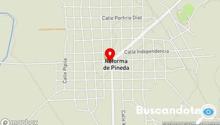 mapa de Reforma de Pineda  en Reforma de Pineda