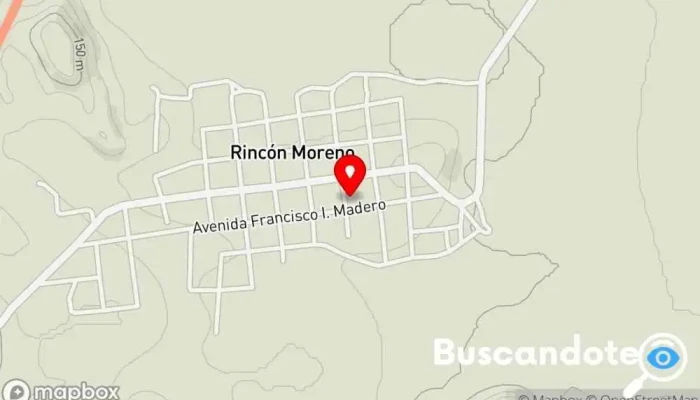 mapa de Rincón Moreno  en Rincón Moreno