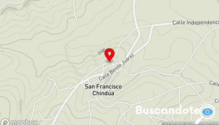 mapa de San Francisco Chindúa  en San Francisco Chindúa