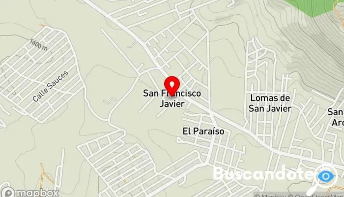 mapa de San Francisco Javier  en San Francisco Javier