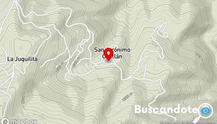 mapa de San Jeronimo Coatlan Clínica ambulatoria en San Jerónimo Coatlán