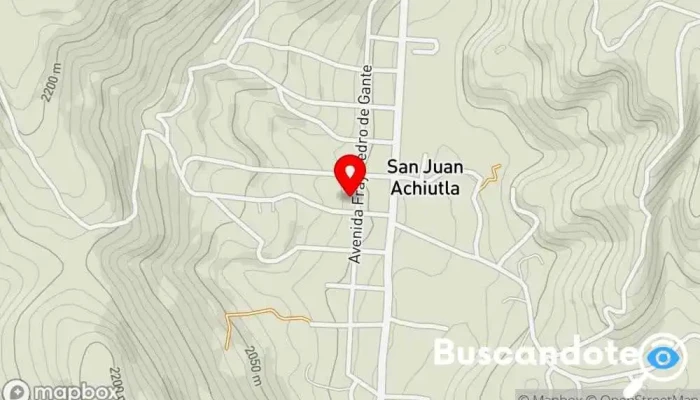 mapa de UMR San Juan Achiutla IMSS-Prospera Z-12 Médico en San Juan Achiutla