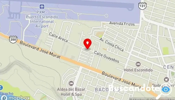 mapa de UNIDAD MEDICA ESPECIALIZADA Médico en Puerto Escondido