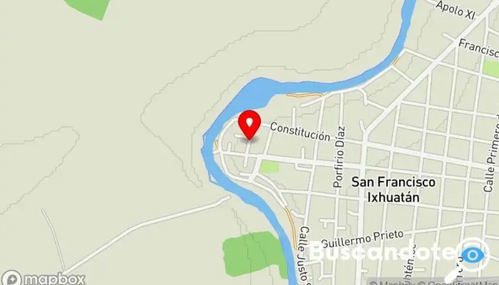 mapa de Unidad Médica Esperanza Médico de familia en San Francisco Ixhuatán