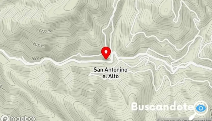 mapa de Unidad Médica Rural Clínica ambulatoria en San Antonino el Alto